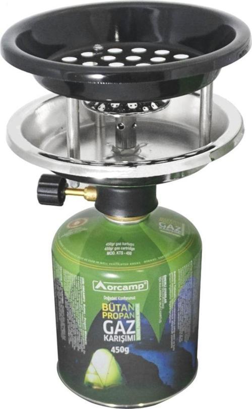 Portatif Nargile Köz Ocağı 450 Gr Gaz Kartuşlu Set