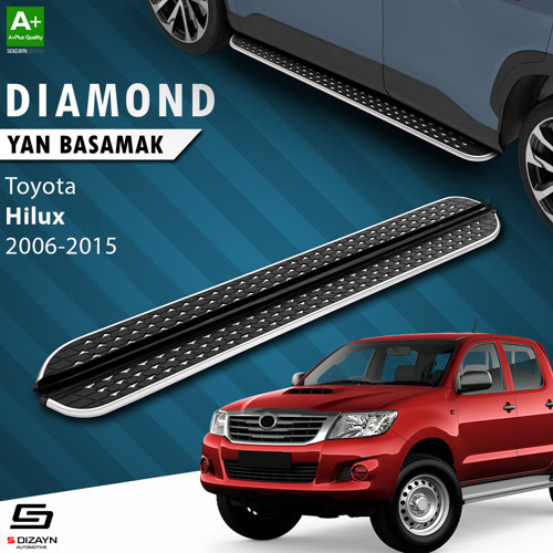 Toyota Hilux 7 Diamond Krom Yan Basamak 203 Cm 2006-2015