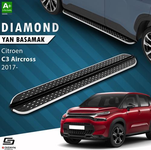 Citroen C3 Aircross Diamond Krom Yan Basamak 183 Cm 2017 Üzeri
