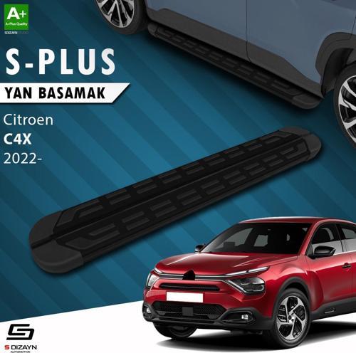 Citroen C4 X S-Plus Siyah Yan Basamak 183 Cm Etekli 2022 Üzeri