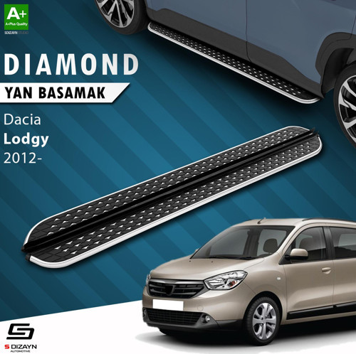 Dacia Lodgy Diamond Krom Yan Basamak 203 Cm 2012 Üzeri