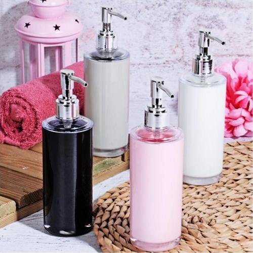 Ksv akrilik sıvı sabunluk - pembe akrilik kırılmaz sıvı sabunluk