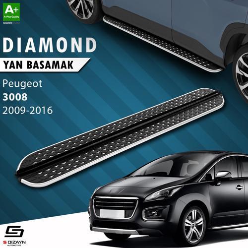 Peugeot 3008 Diamond Krom Yan Basamak 183 Cm 2009-2016