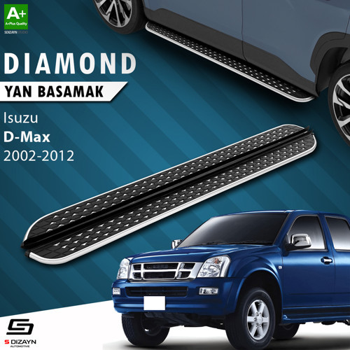 Isuzu D-Max Diamond Krom Yan Basamak 203 Cm 2002-2012