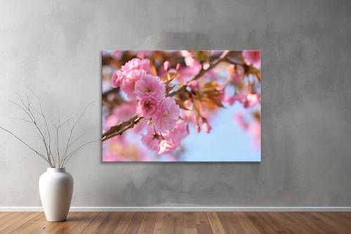 Dekoratif Çiçekler  YatayKanvas Tablo 46 