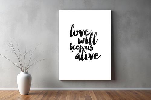 Aşk ( Love ) Temalı Kanvas Tablo 35 