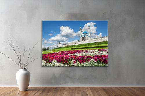 Dekoratif Çiçekler  YatayKanvas Tablo 51 