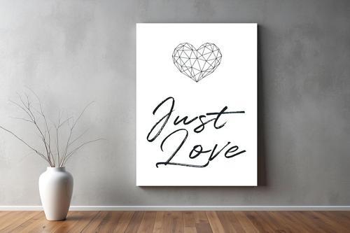 Aşk ( Love ) Temalı Kanvas Tablo 39 