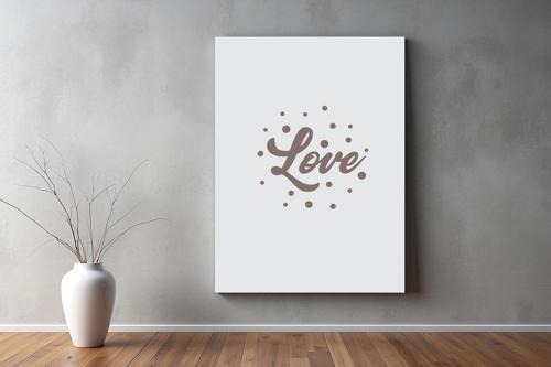 Aşk ( Love ) Temalı Kanvas Tablo 42 