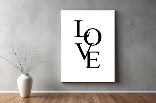 Aşk ( Love ) Temalı Kanvas Tablo 49 