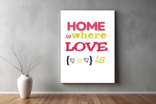 Aşk ( Love ) Temalı Kanvas Tablo 52 