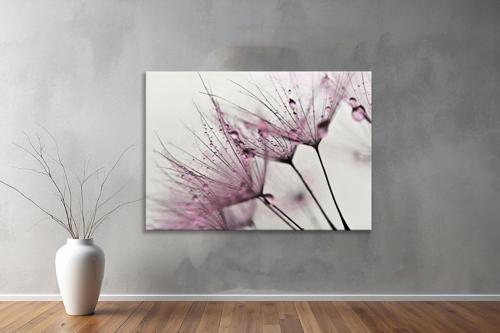 Dekoratif Çiçekler YatayKanvas Tablo 78