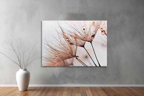 Dekoratif Çiçekler  YatayKanvas Tablo 80 