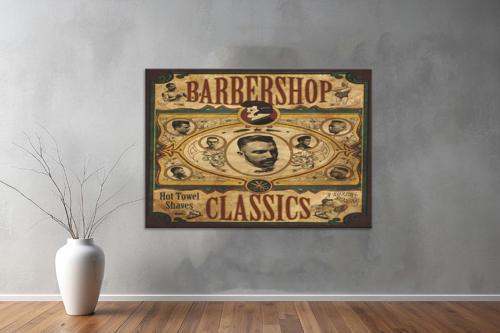 Berber ( Barber) Kanvas Yatay Tablo 41 