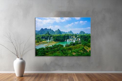 Dekoratif Doğa ( Nature ) Kanvas Tablo  09 