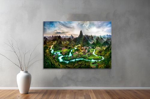 Dekoratif Doğa ( Nature ) Kanvas Tablo  107 