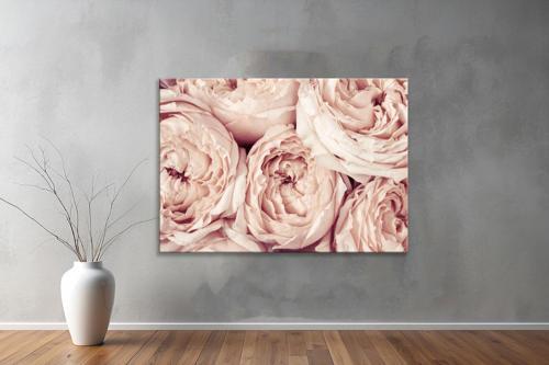 Dekoratif Çiçekler  YatayKanvas Tablo 13 