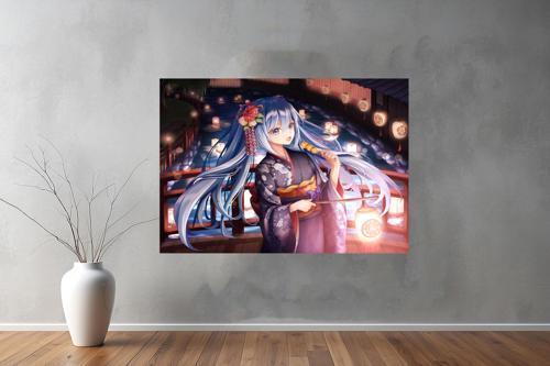 Anime Kanvas Yatay Tablo 343