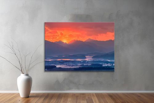 Dekoratif Doğa ( Nature ) Kanvas Tablo 125