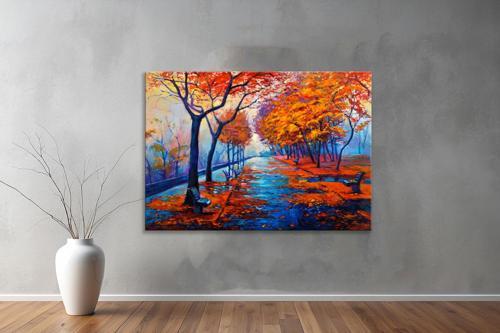 Dekoratif Doğa ( Nature ) Kanvas Tablo  127 