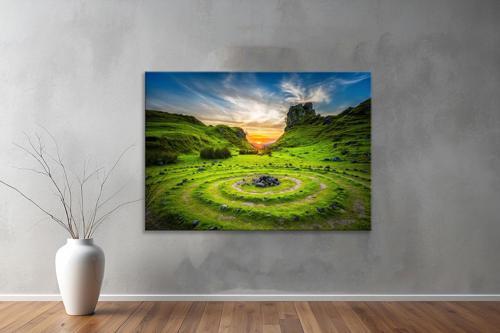 Dekoratif Doğa ( Nature ) Kanvas Tablo  129 