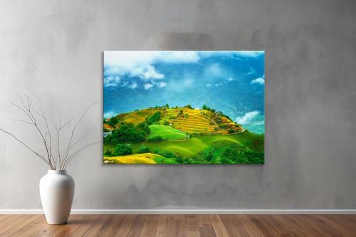 Dekoratif Doğa ( Nature ) Kanvas Tablo  137 