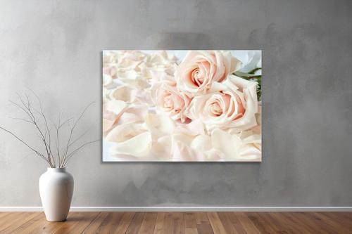 Dekoratif Çiçekler  YatayKanvas Tablo 38 