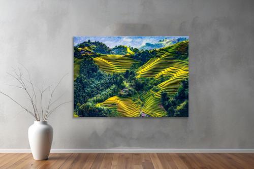 Dekoratif Doğa ( Nature ) Kanvas Tablo  148 