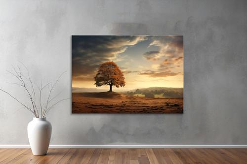 Dekoratif Doğa ( Nature ) Kanvas Tablo  339 