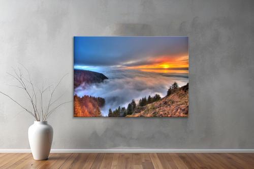 Dekoratif Doğa ( Nature ) Kanvas Tablo  348 