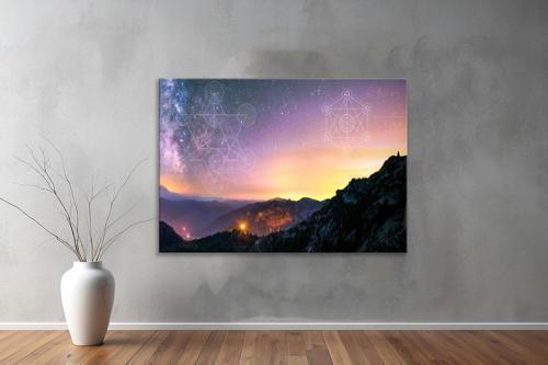 Dekoratif Doğa ( Nature ) Kanvas Tablo  422 
