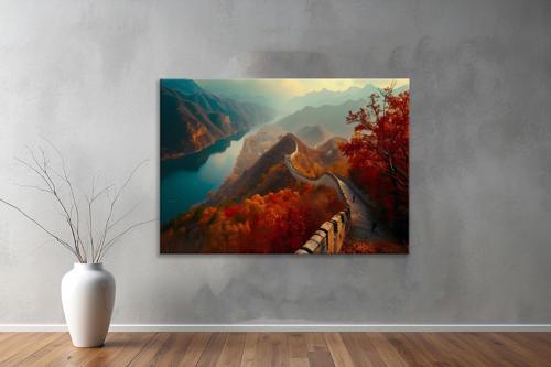 Dekoratif Doğa ( Nature ) Kanvas Tablo  300 