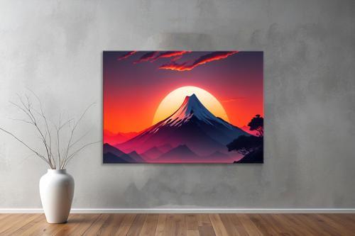 Dekoratif Doğa ( Nature ) Kanvas Tablo  510 