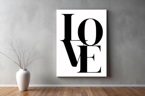 Aşk ( Love ) Temalı Kanvas Tablo 11 