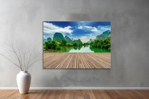 Dekoratif Doğa ( Nature ) Kanvas Tablo  91 