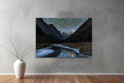 Dekoratif Doğa ( Nature ) Kanvas Tablo  566 