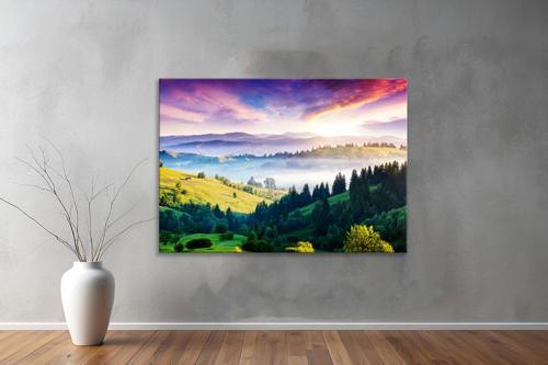 Dekoratif Doğa ( Nature ) Kanvas Tablo  61 