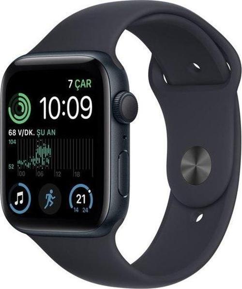 Watch SE 2.nesil GPS 44mm Midnight Aluminium Case with Midnight Sport Band - MNK03TU/A
