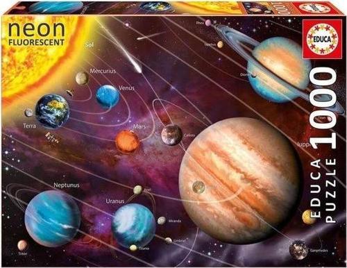 14461 Solar System 1000 Parça Neon Puzzle