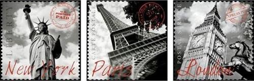 17096 Puzzle Big Cities 3X500 Parça Puzzle