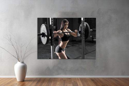 Gym ( Sport) Kanvas Yatay Kanvas Tablo 139 