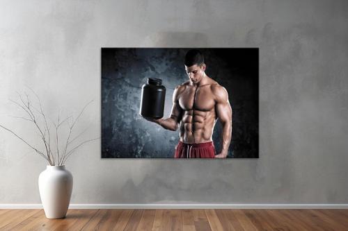 Gym ( Sport) Kanvas Yatay Kanvas Tablo 142