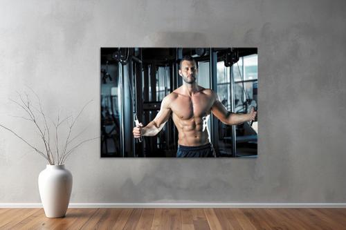 Gym ( Sport) Kanvas Yatay Kanvas Tablo 145 