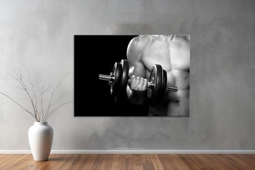 Gym ( Sport) Kanvas Yatay Kanvas Tablo 148 