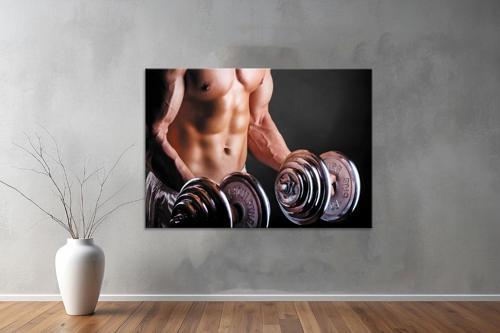 Gym ( Sport) Kanvas Yatay Kanvas Tablo 156 