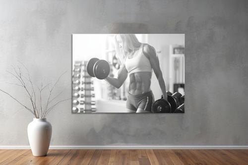 Gym ( Sport) Kanvas Yatay Kanvas Tablo 164 