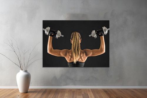Gym ( Sport) Kanvas Yatay Kanvas Tablo 165 