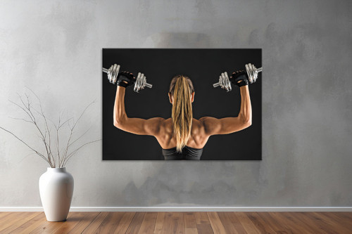 Gym ( Sport) Kanvas Yatay Kanvas Tablo 166