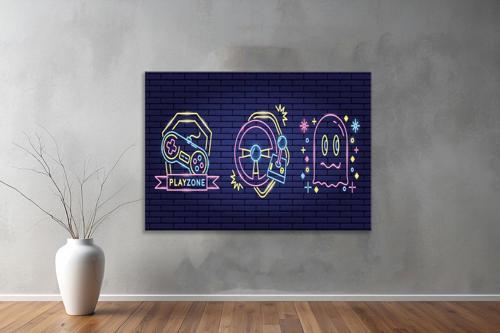 Gamer ( Oyuncu.) Kanvas Yatay Tablo 10 