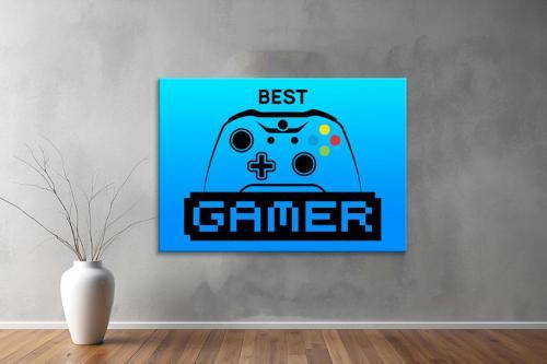 Gamer ( Oyuncu.) Kanvas Yatay Tablo 14 